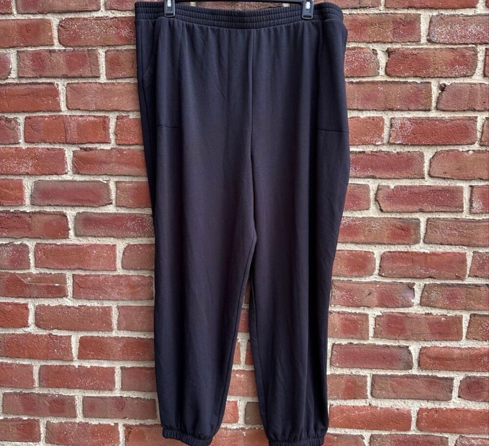 Koolaburra by UGG Super Soft Jogger Sweatpants Black 3X NEW